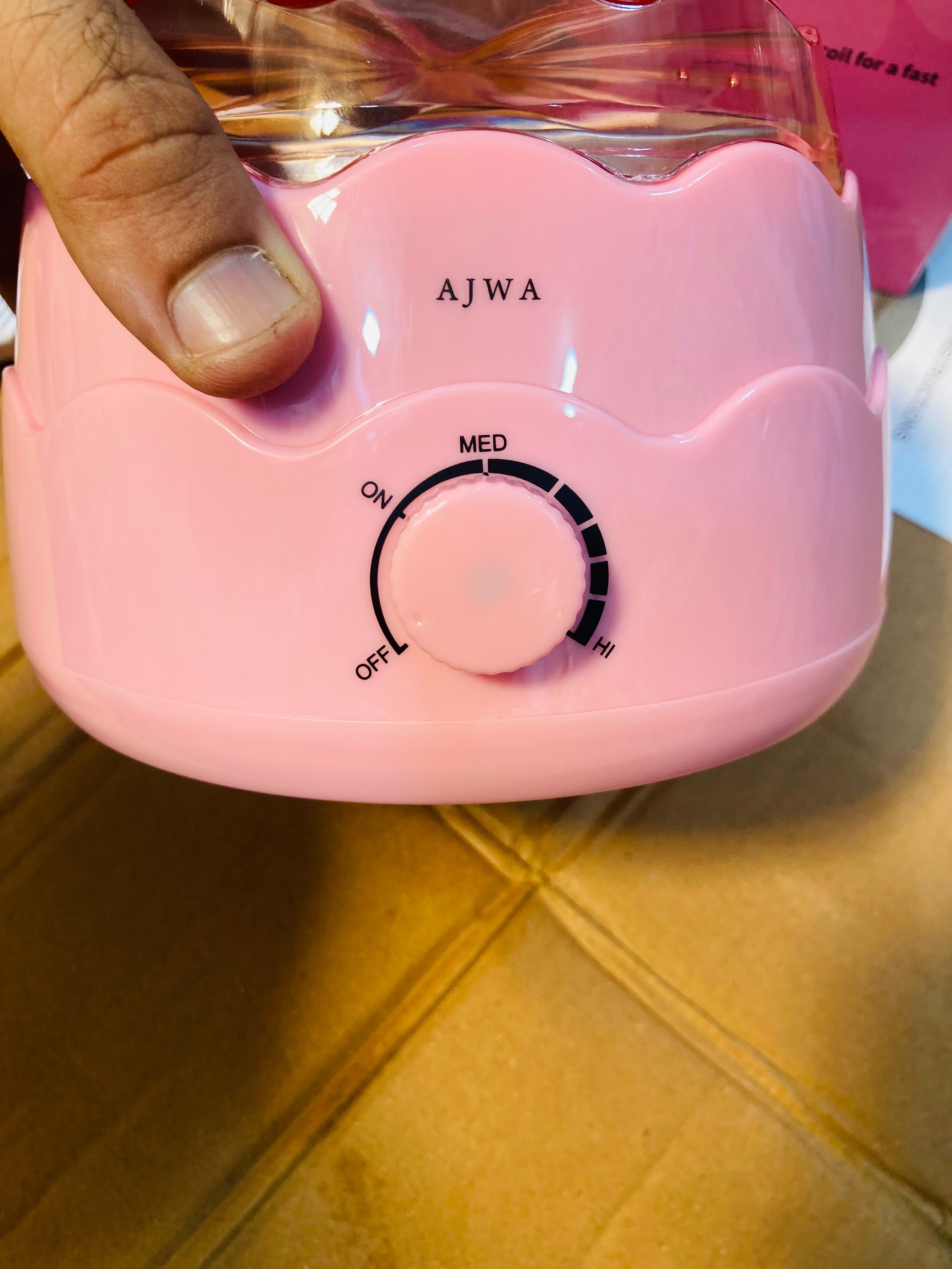 AJWA 100W Electric Wax Heater  with Adjustable Temperature Control & Lid SM-8002