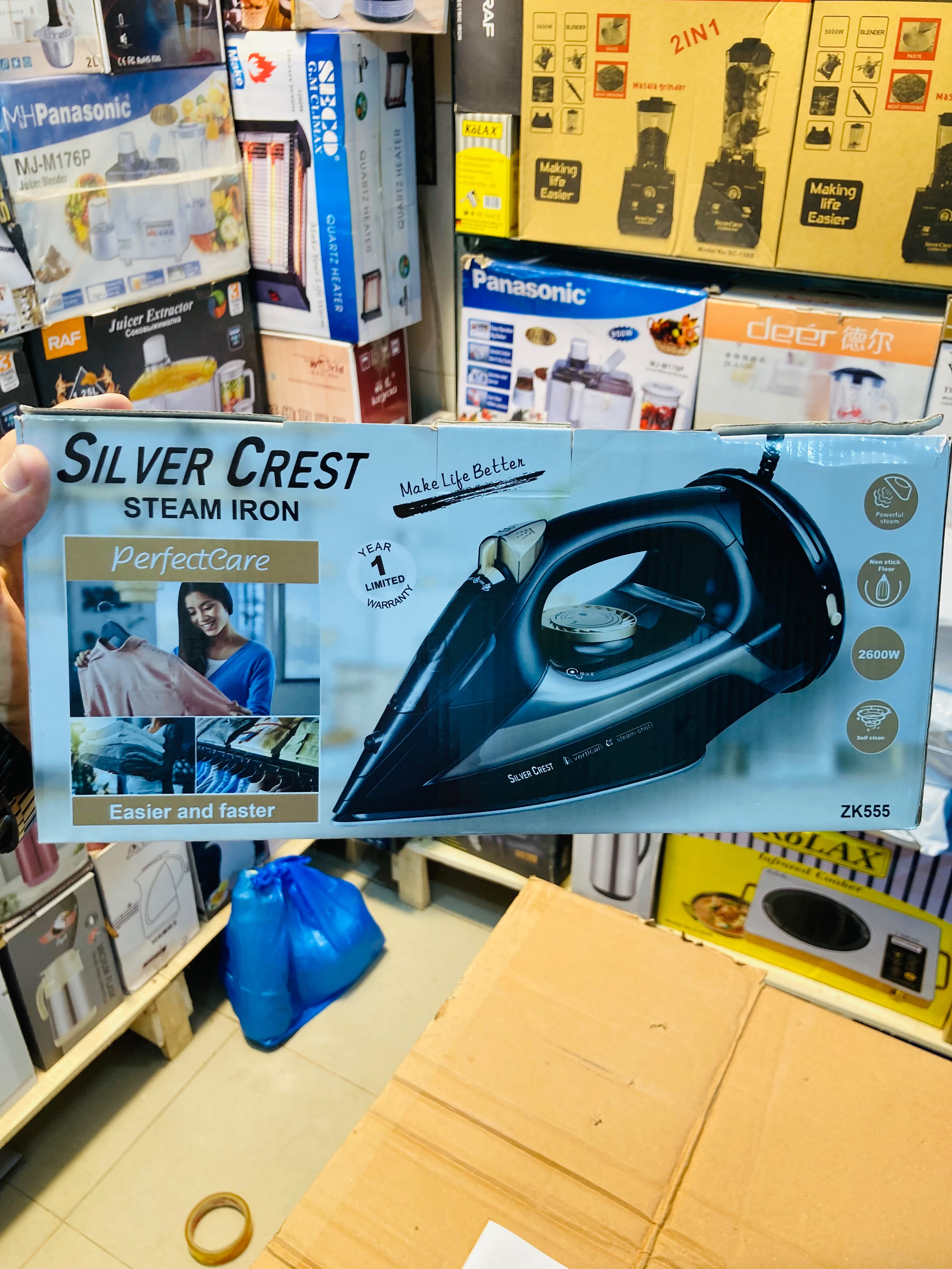 Silver Crest Perfect Care 2600W Steam Iron ZK555