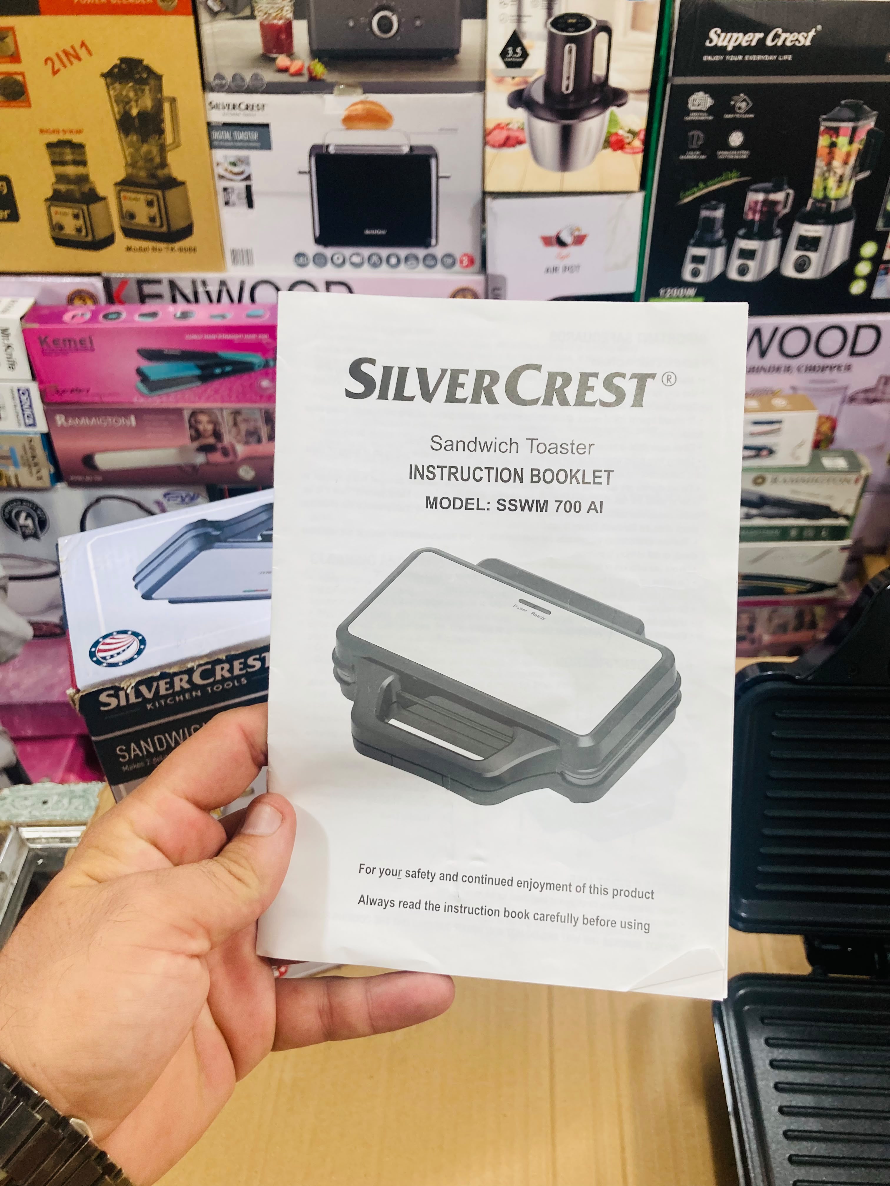 Silver Crest 900W Grill Maker - Grill Pan