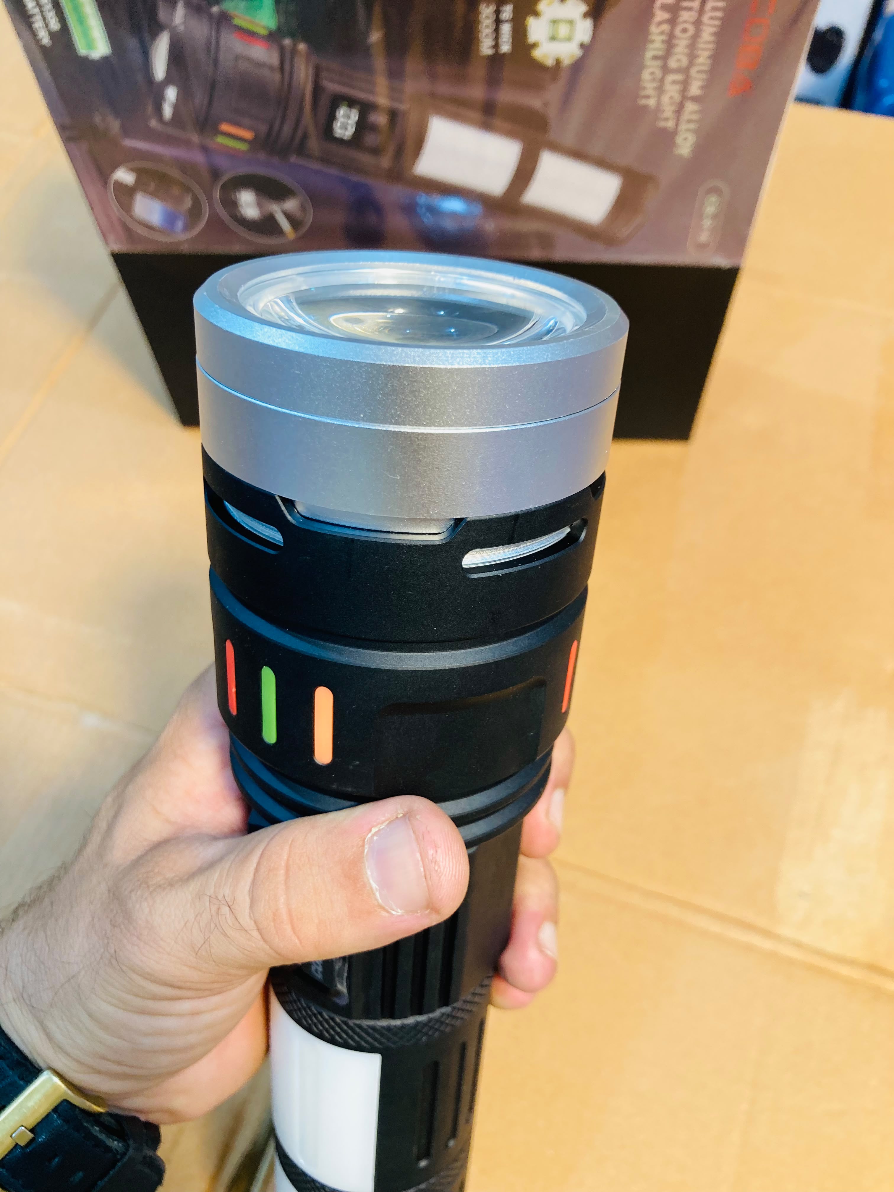 COBA Powerful Long Range Super Led Flashlight Torch CB-R18