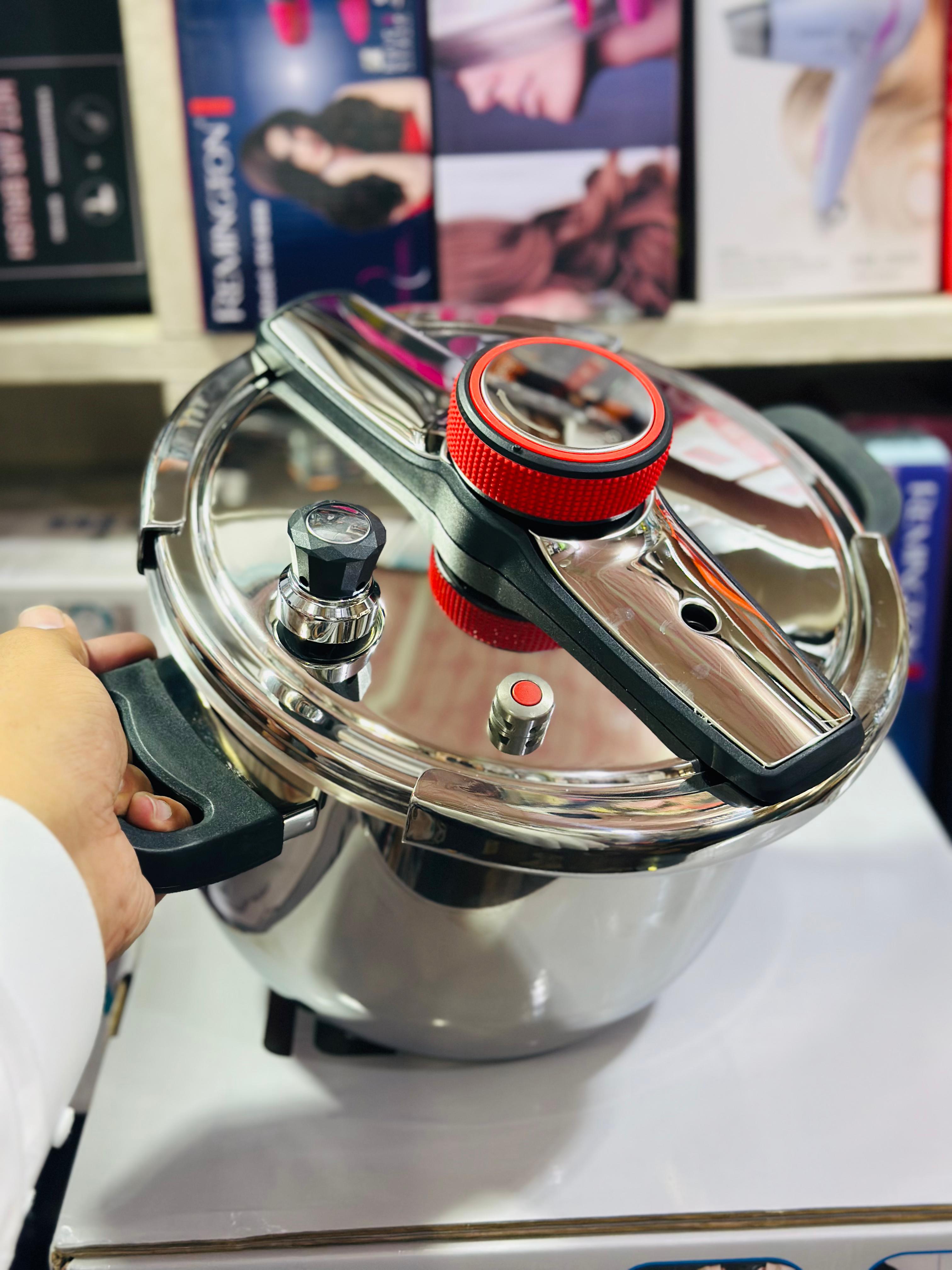 Lot Imported Stainless Steel Pressure Cooker 9L