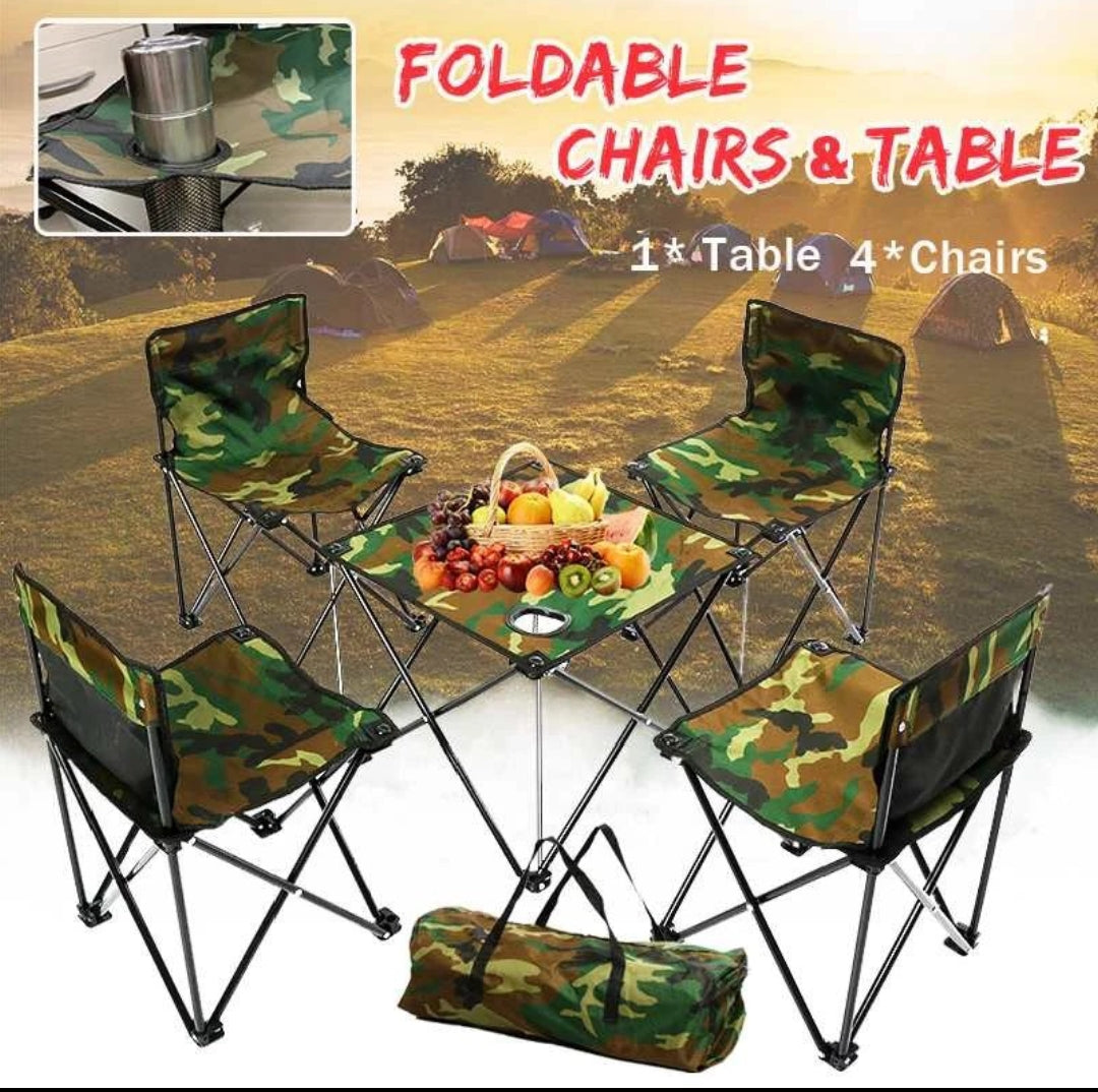 Lot Imported 5in1 Portable Folding Camping Chair Set