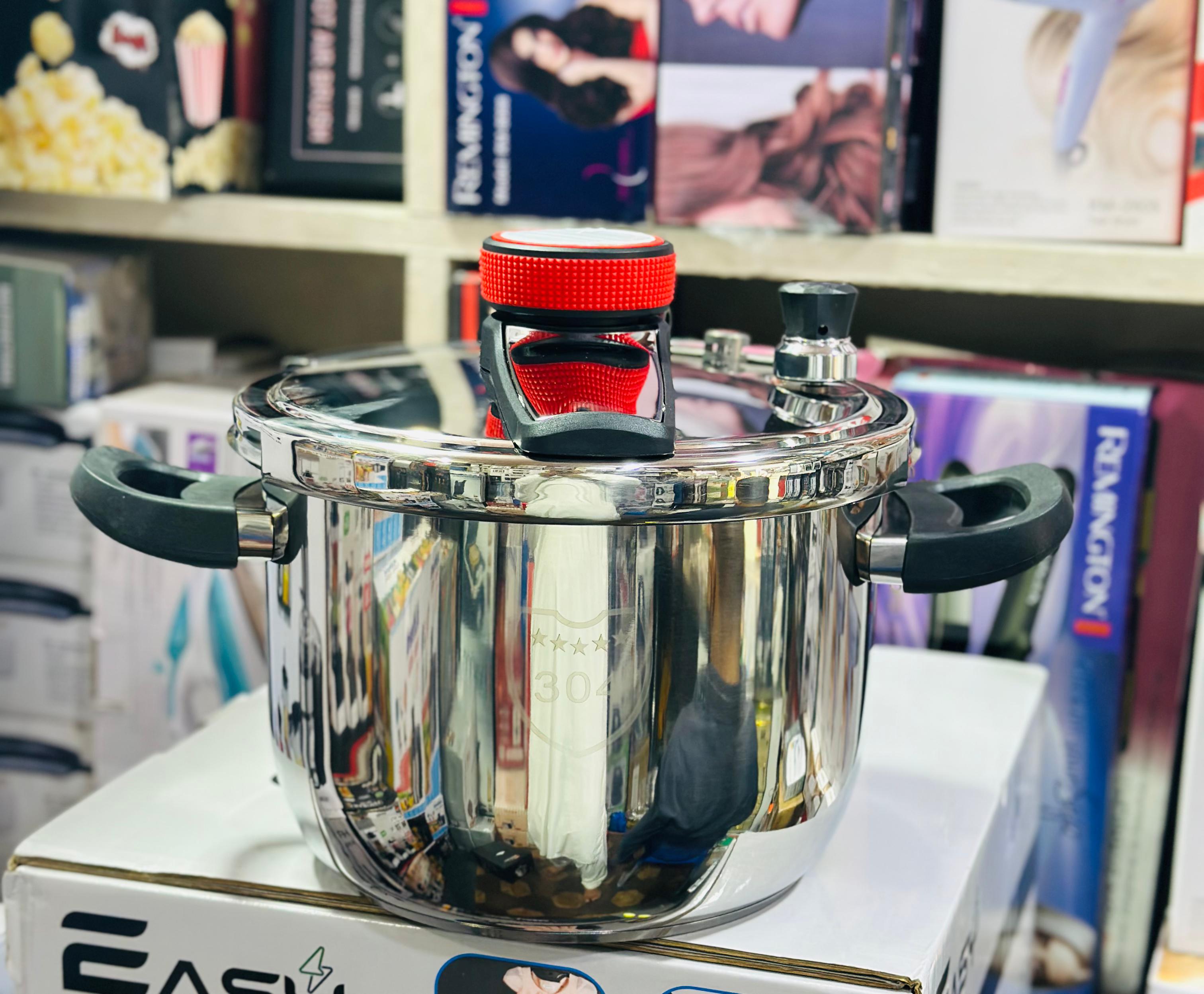 Lot Imported Stainless Steel Pressure Cooker 9L