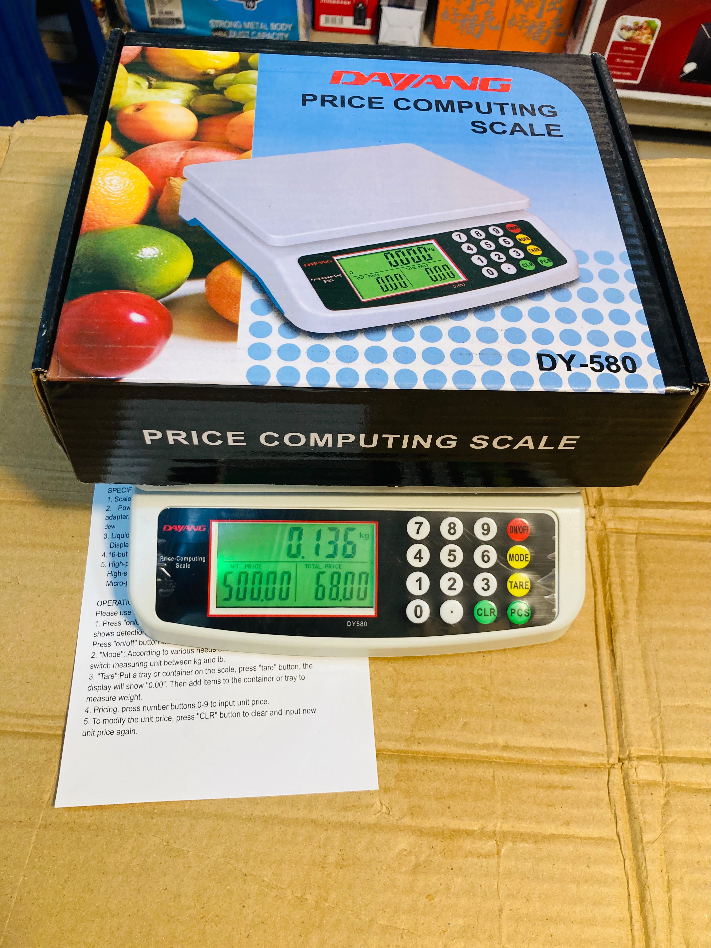 Dayang Price Computing Scale DY-580