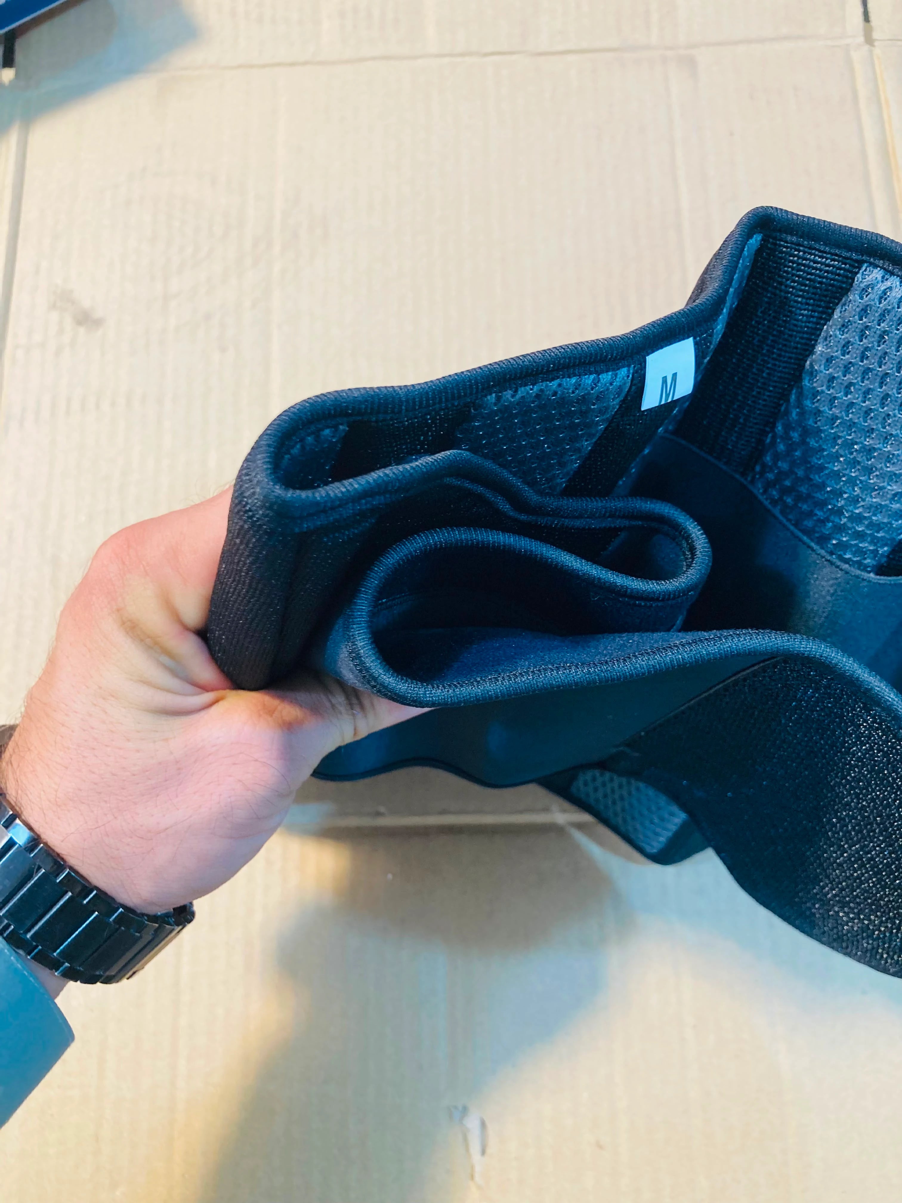 Smart Fitness Waist Support Lower Back Brace with Back Support Bar and 3D Lumbar Pad