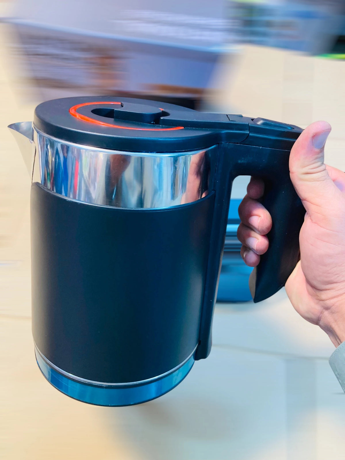 National 2000W Electric Kettle with Food Grade 304 Stainless Steel Inner Body and Anti-Scalding Outer Shell EK-N210