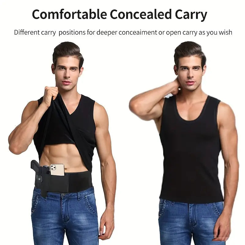 Universal Belly Band Holster Concealed Carry Gun Tactical Elastic Pistol Holster
