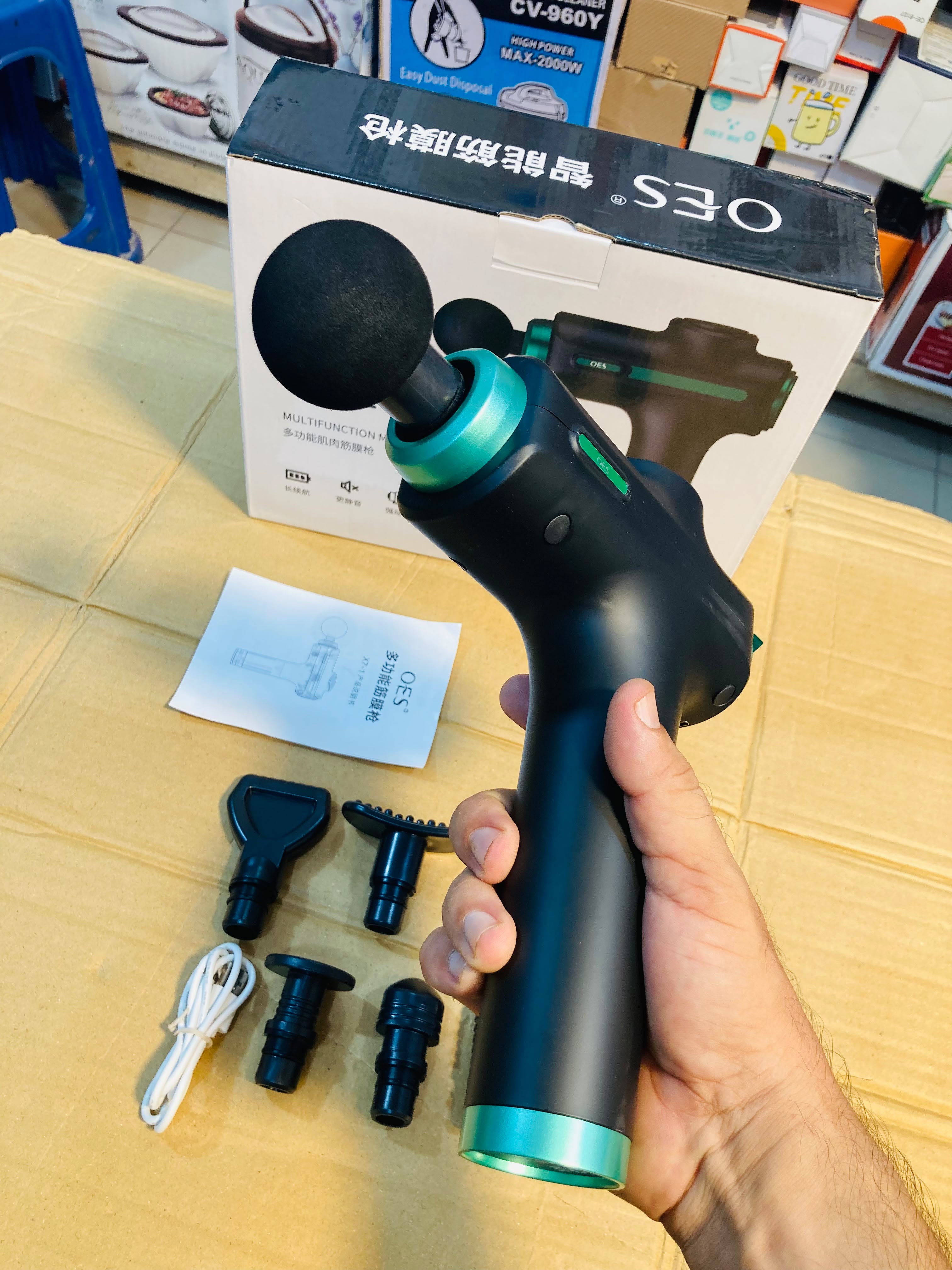 OES 18W 8-in-1 Multifunction Muscle Massager gun X7-1