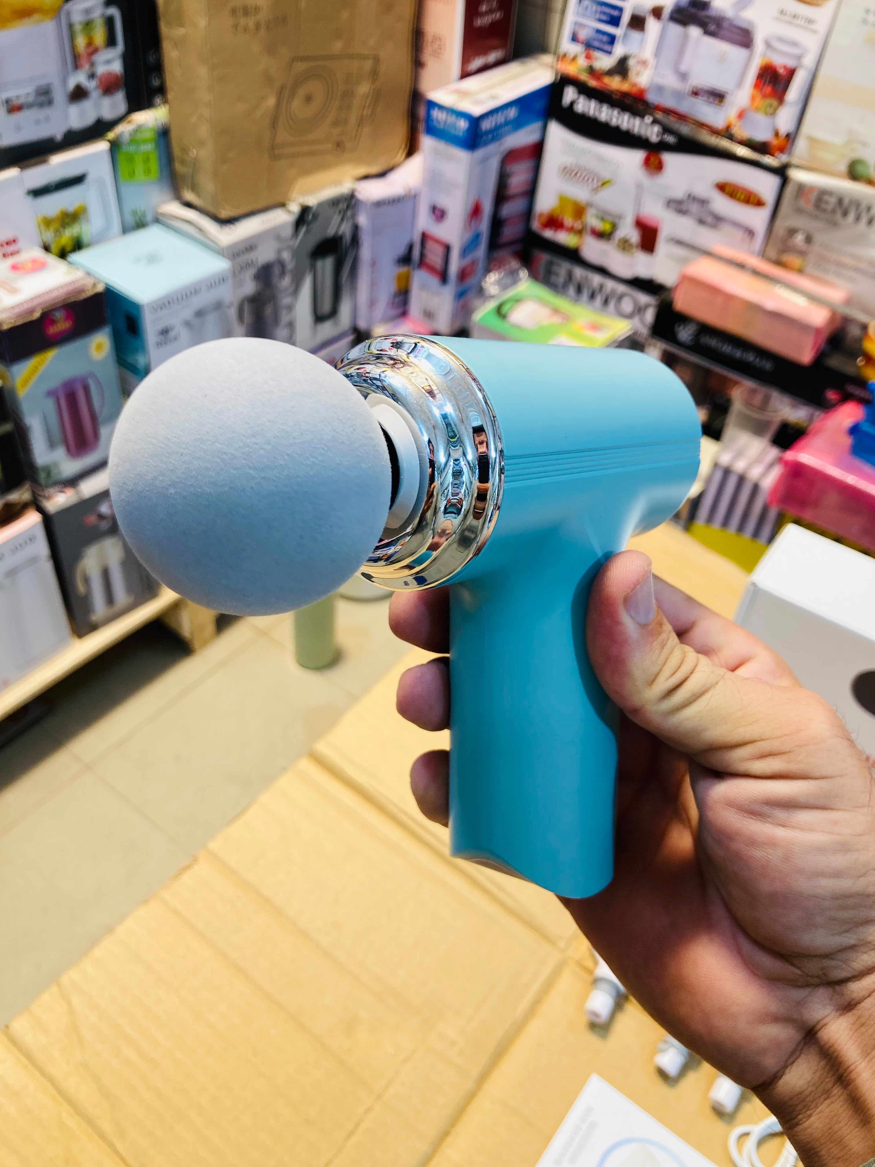MDHL 4in1 Massage Gun  Portable Handheld Percussive Body Massager with 4 Interchangeable Heads  MD-MG203