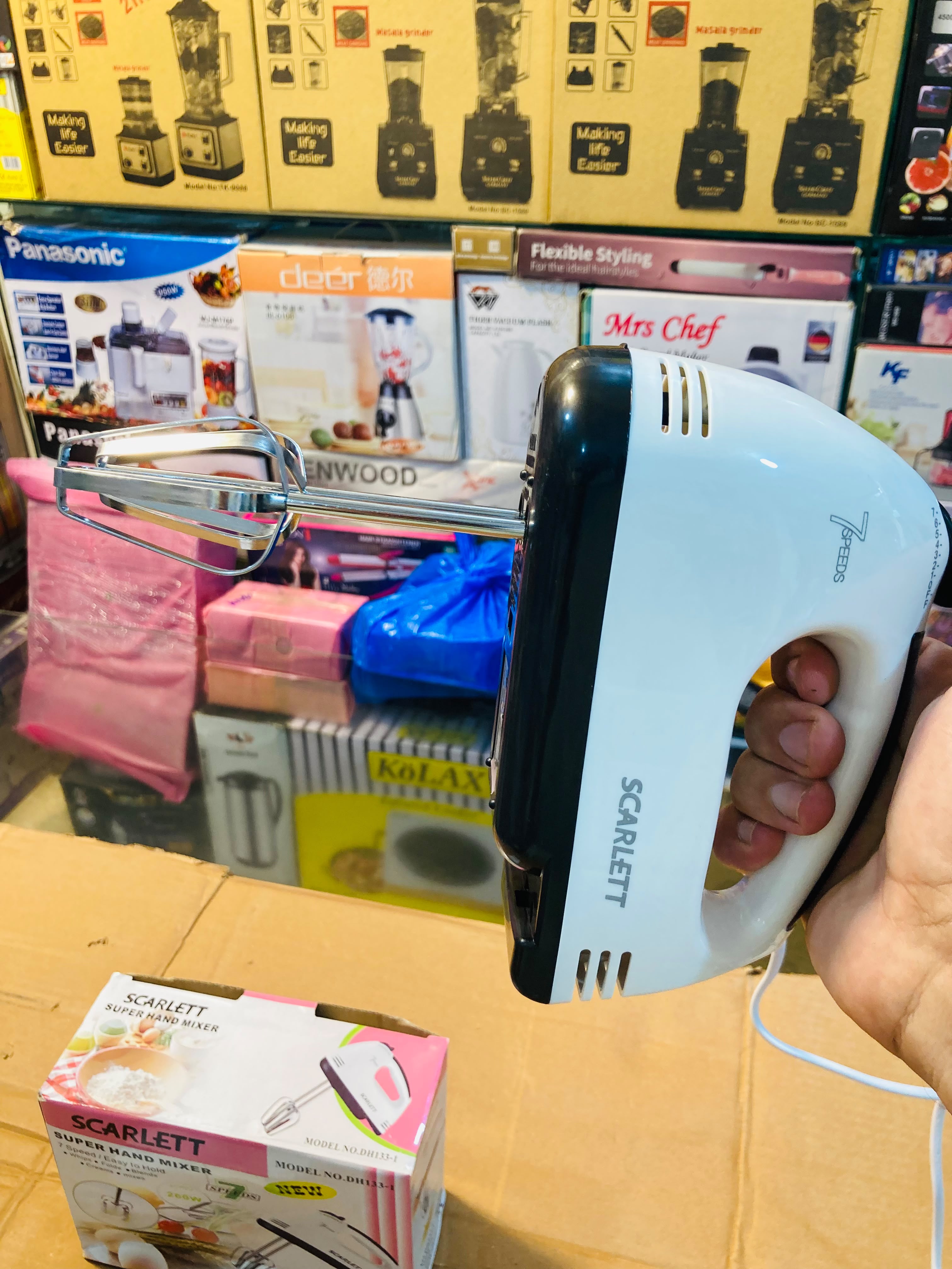 Scarlett 260W Electric Super Hand Mixer DH133-1