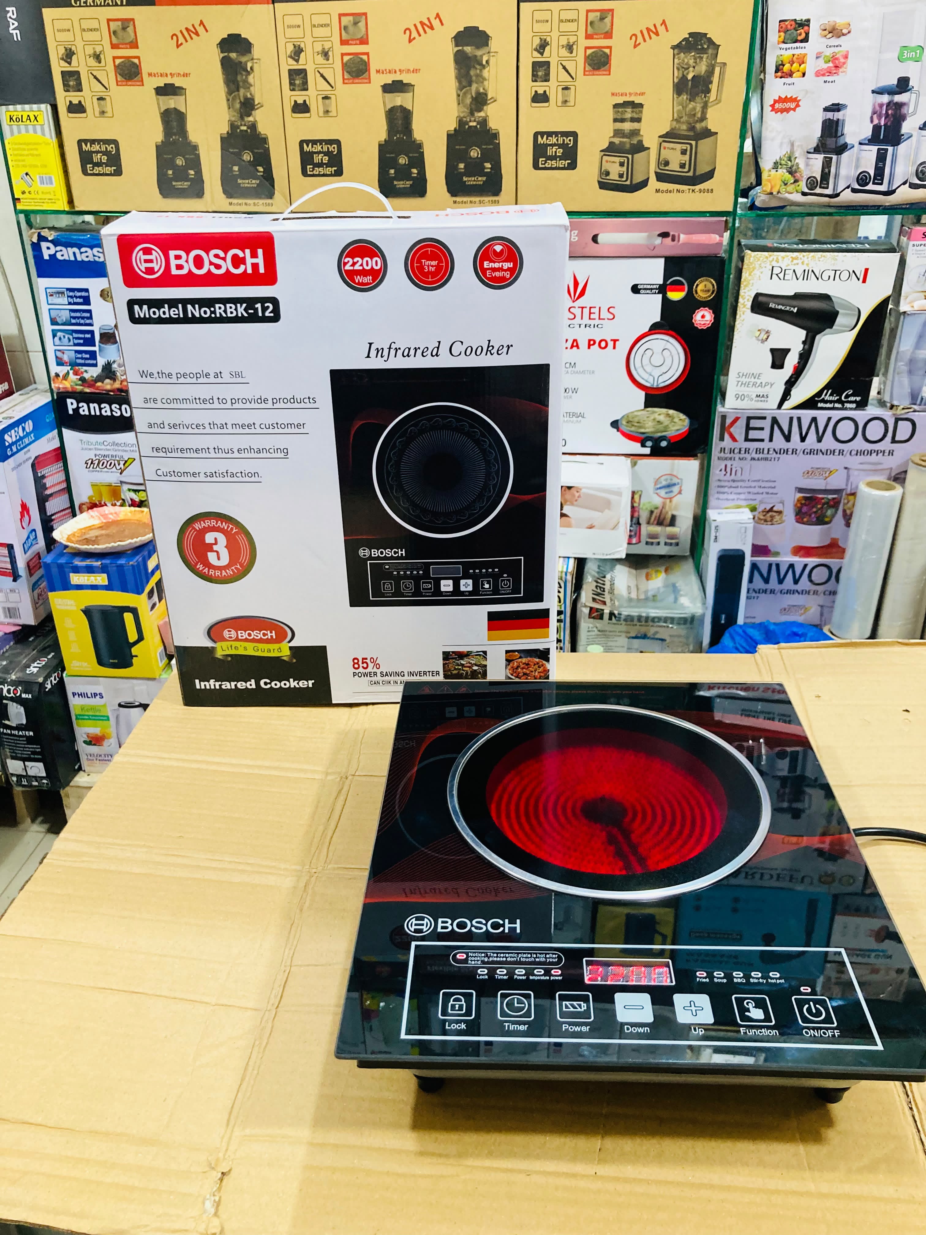 Bosch 2200W Single-Burner Infrared Cooker RBK-12