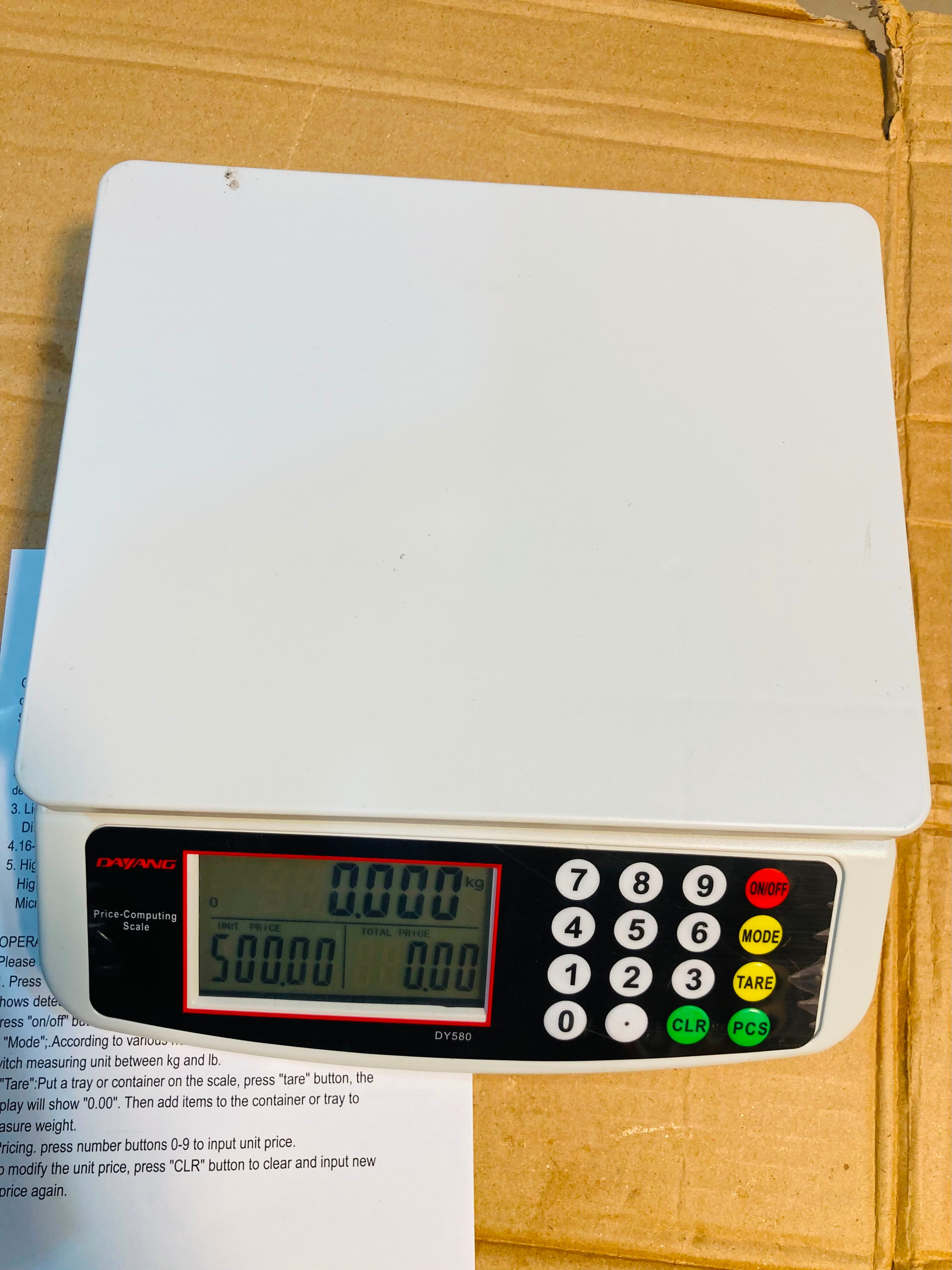 Dayang Price Computing Scale DY-580
