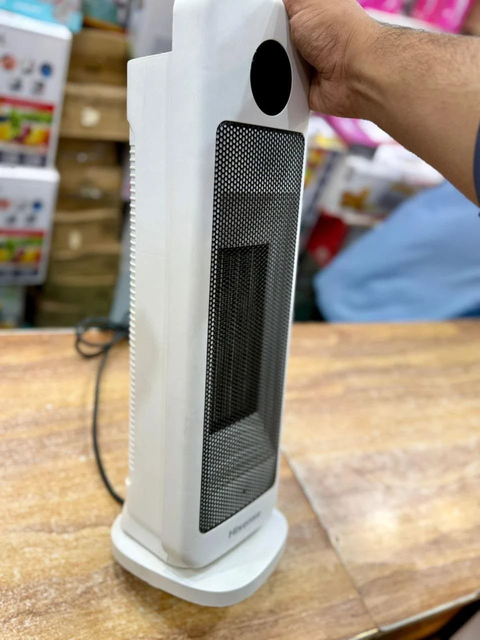 Hisense Smart Oscillating Ceramic Tower Heater with Remote Control, Digital LED Display & Programmable Timer