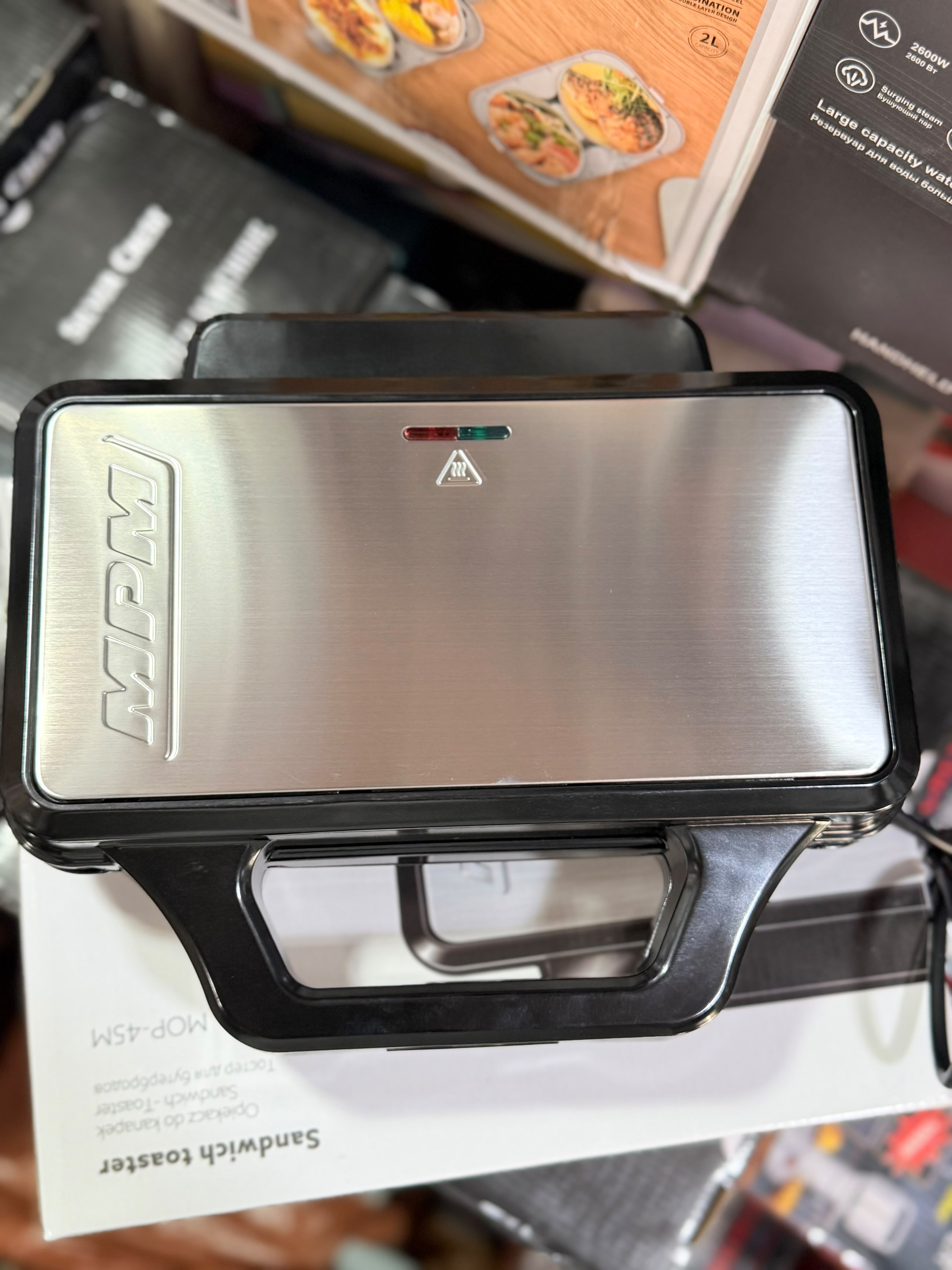 MPM Sandwich Maker Toaster 900W MOP-45M