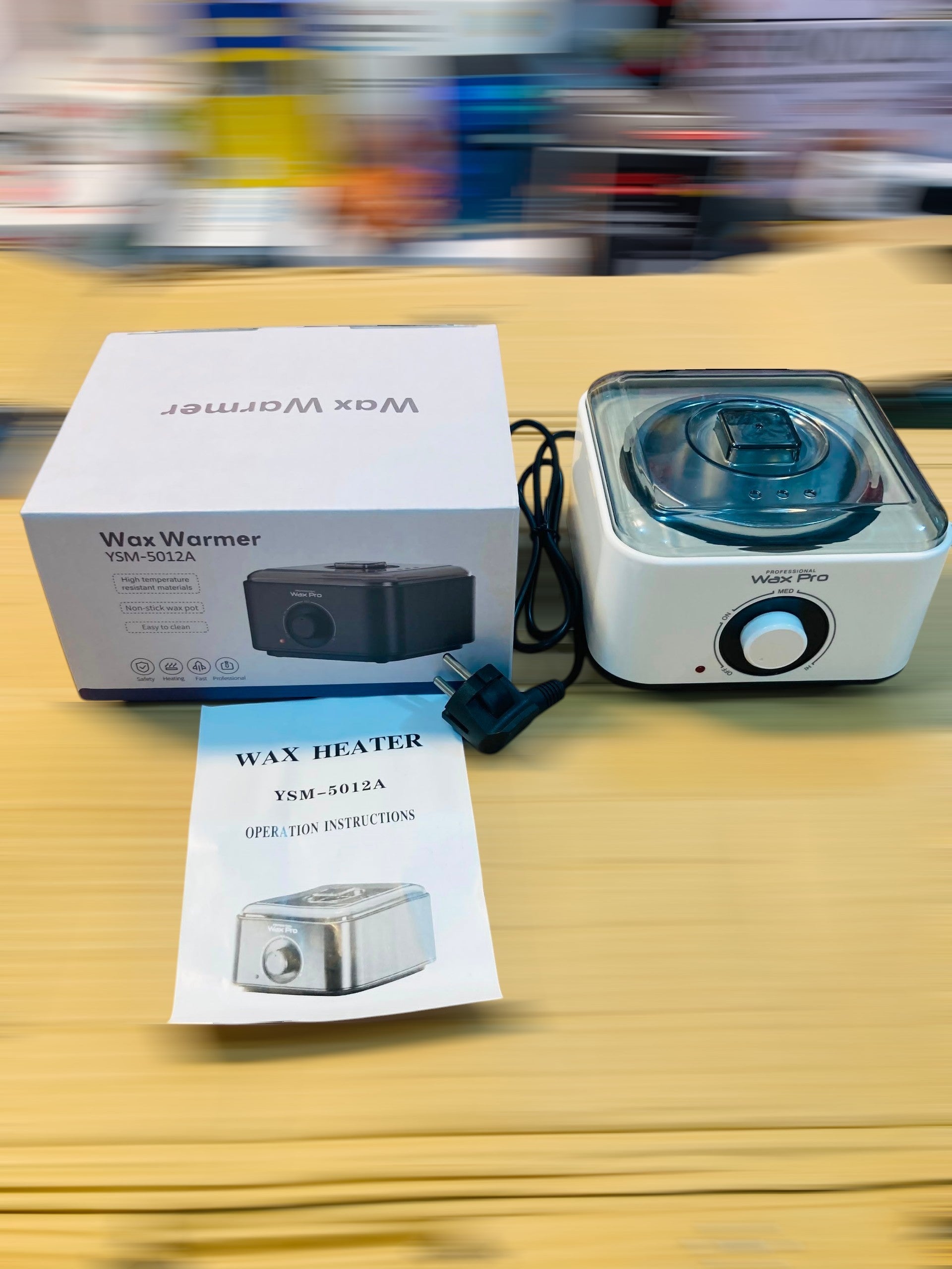 Wax Pro  Electric Wax Warmer – Professional Electric Wax Heater Pot with Adjustable Temperature Knob YSM-5012A