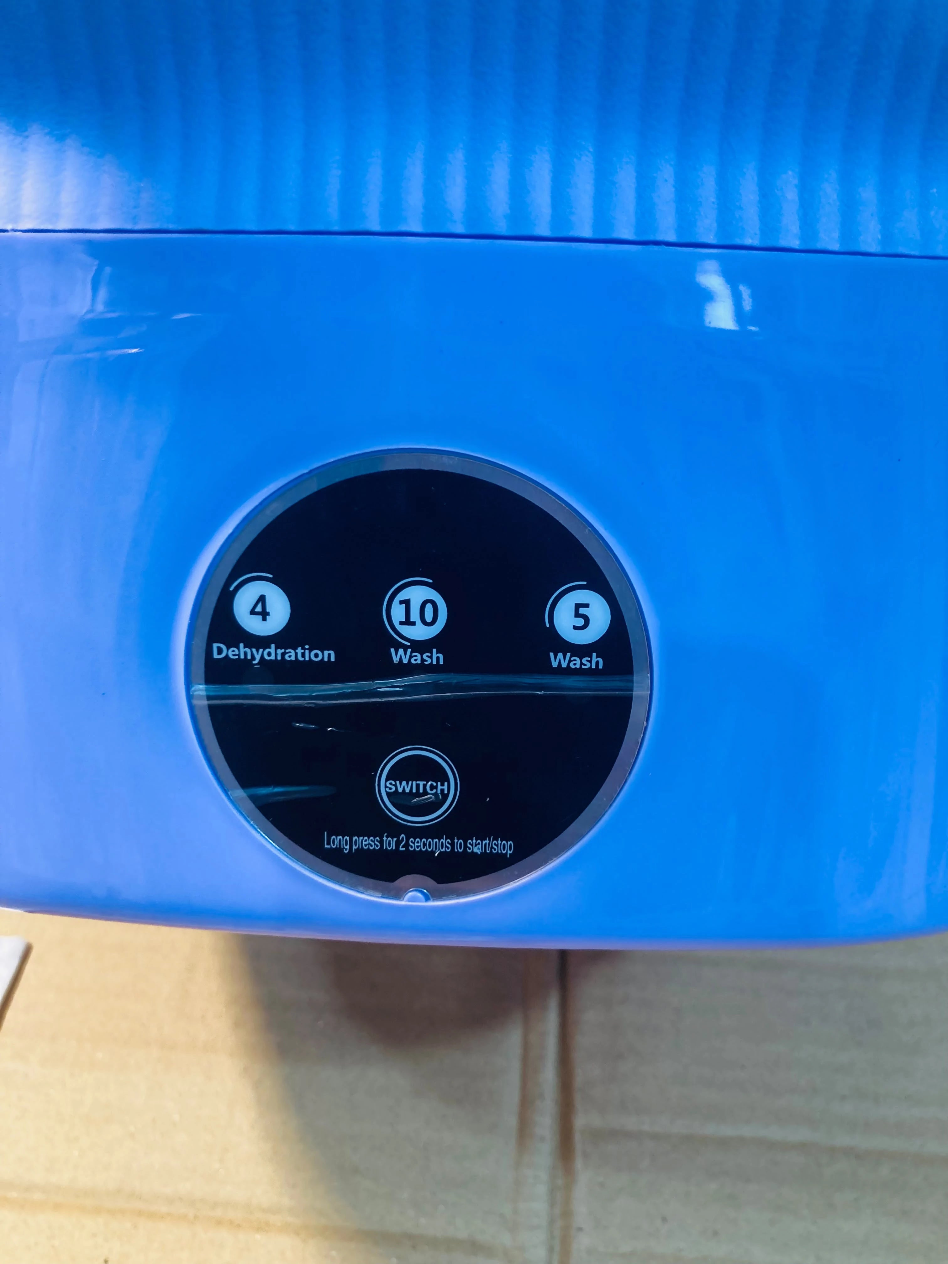 Portable Foldable Washing Machine with Drain Basket and Power Adapter – 11L Mini Compact Washer FP-8806