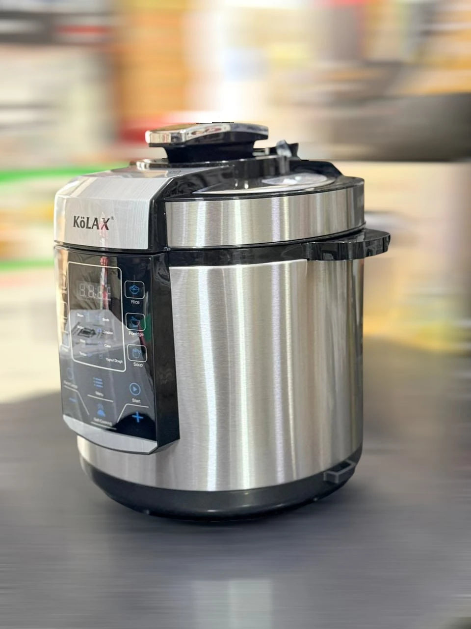 KöLAX 6L Electric Pressure Cooker - 1000W Digital Multi-Cooker with Touch Screen