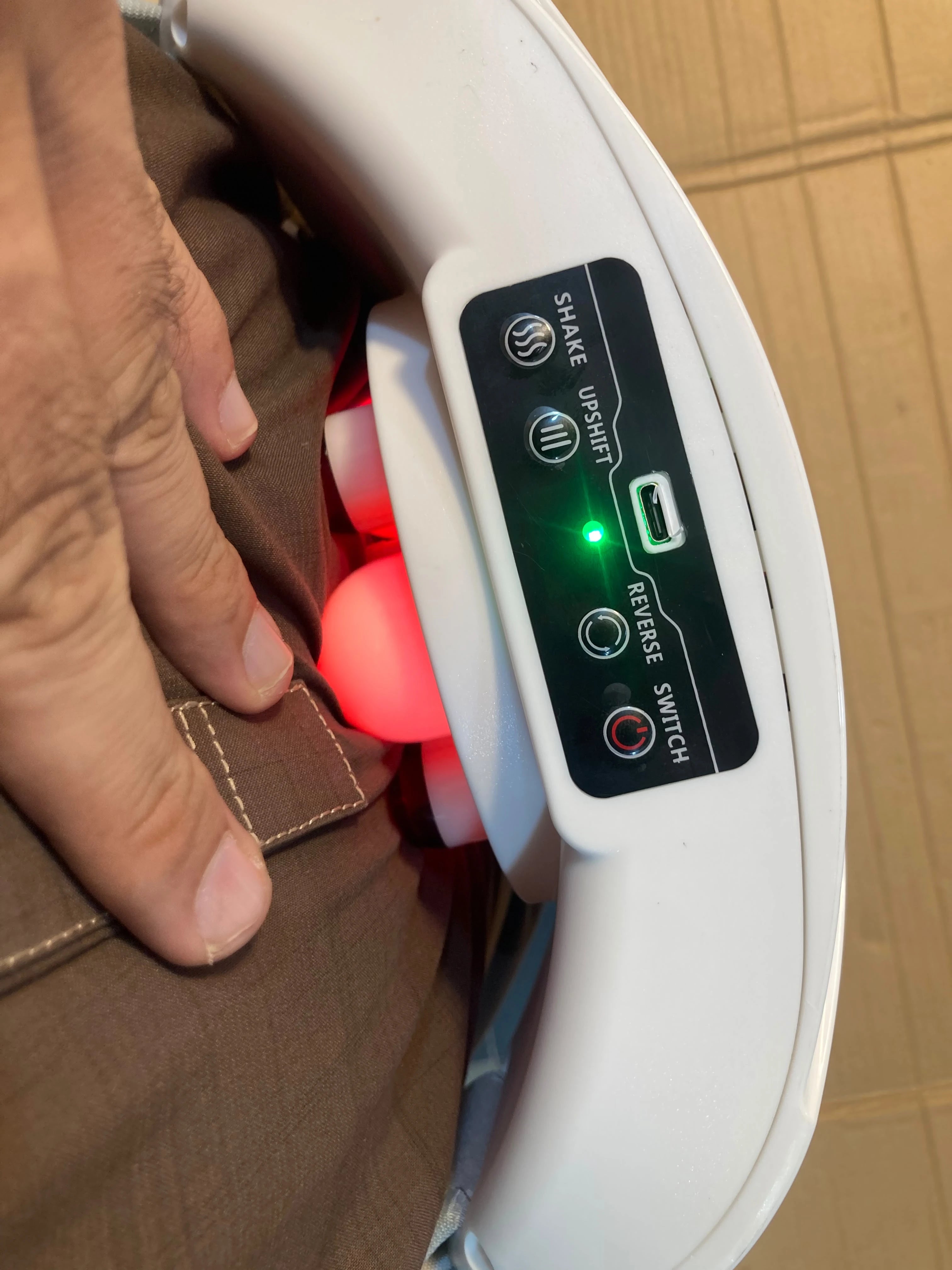 Electric Abdominal & Waist Massager Belt with Heating, Vibration & Infrared Care ML-170A/B