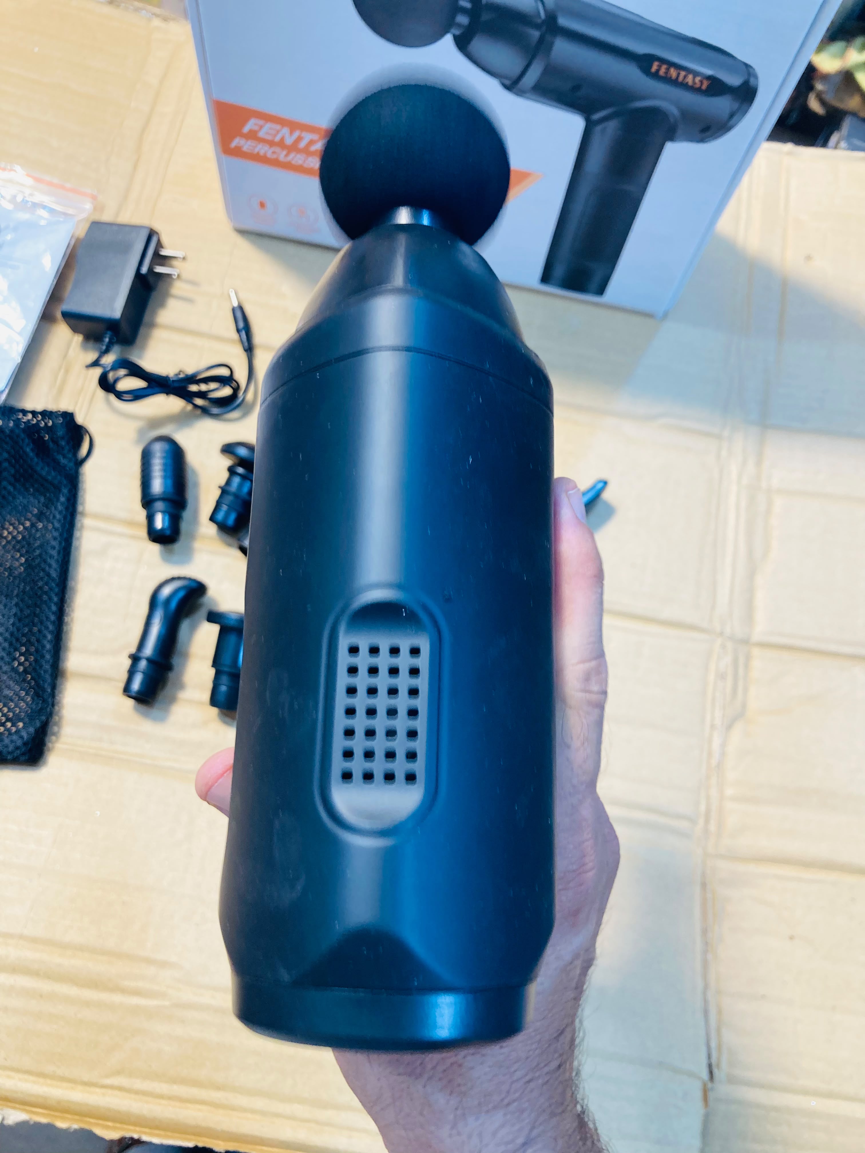 Fentasy 10in1 Multifunctional Deep Tissue Percussion  Massage Gun
