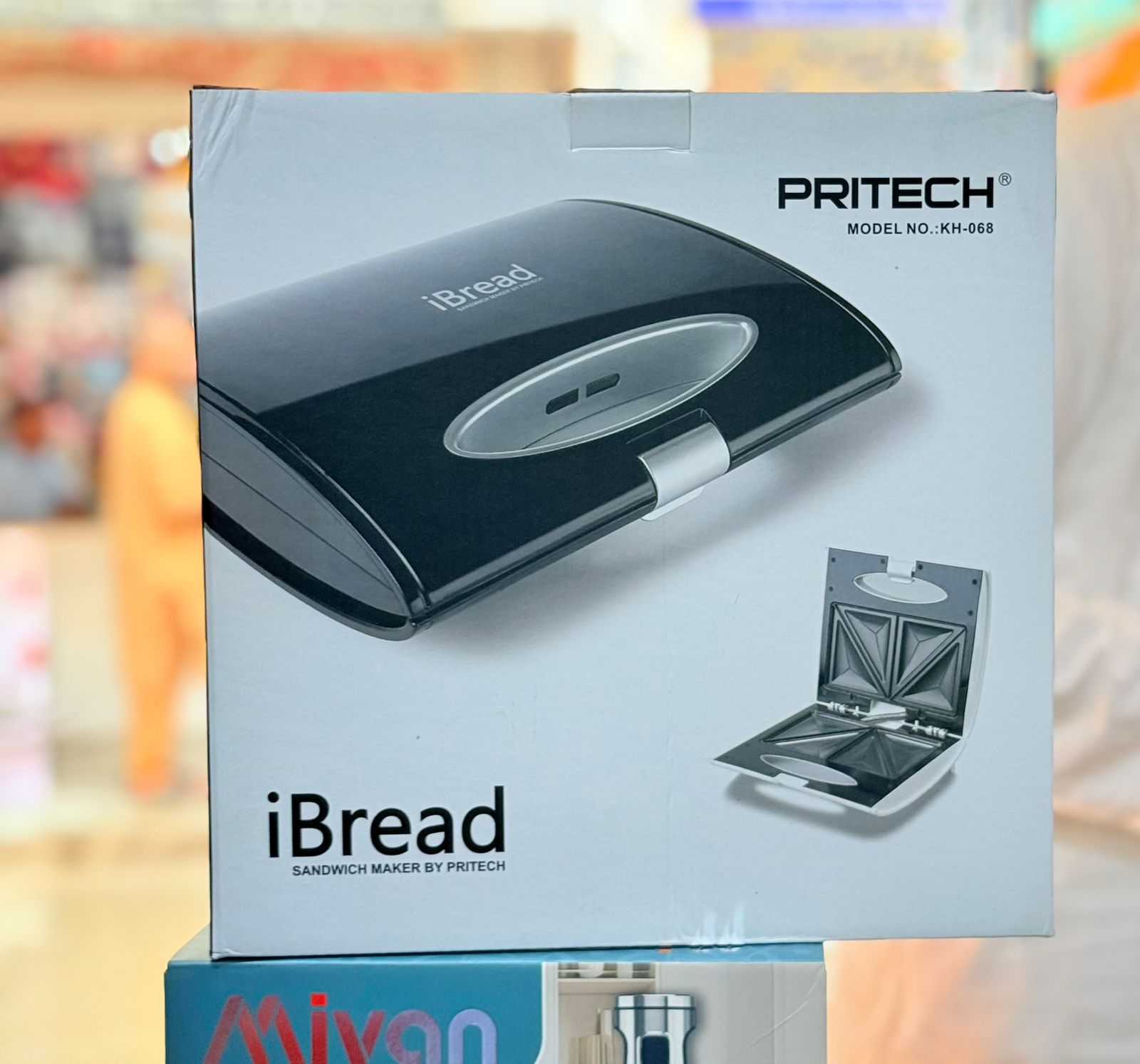 Lot Imported Pritech Hong Kong iBread 700W Sandwich Maker KH-068.