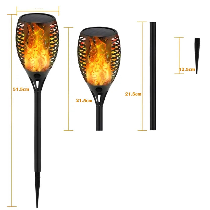 Outdoor Solar Flame Led Light Lamp XF-6017