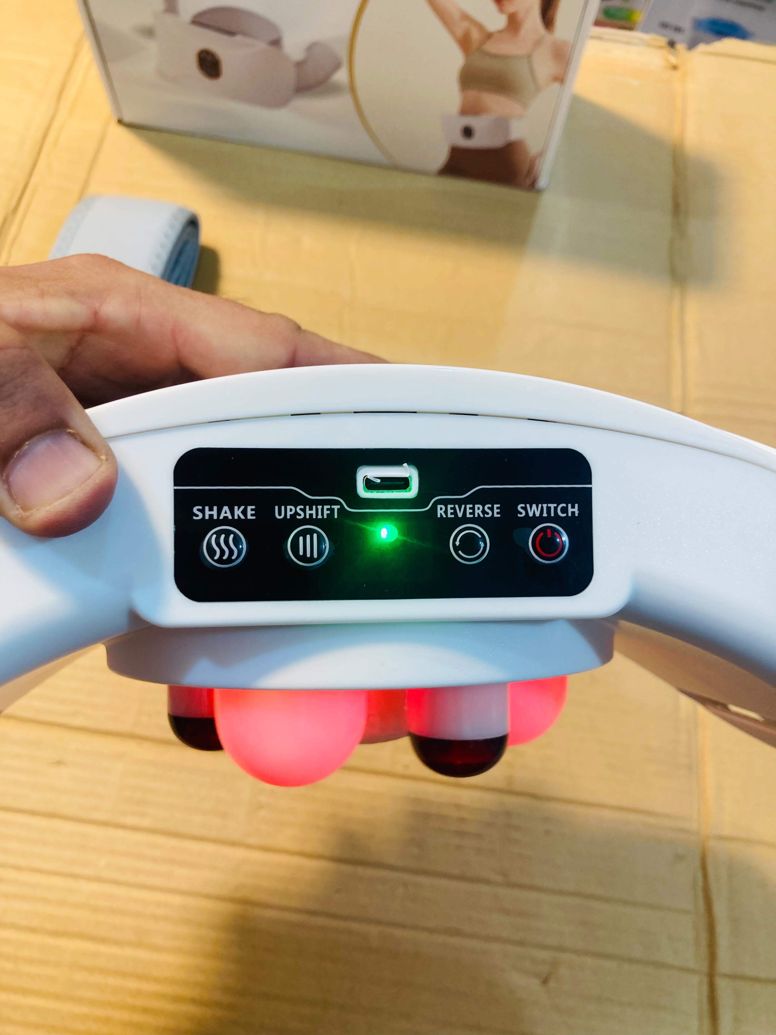 Electric Abdominal & Waist Massager Belt with Heating, Vibration & Infrared Care ML-170A/B