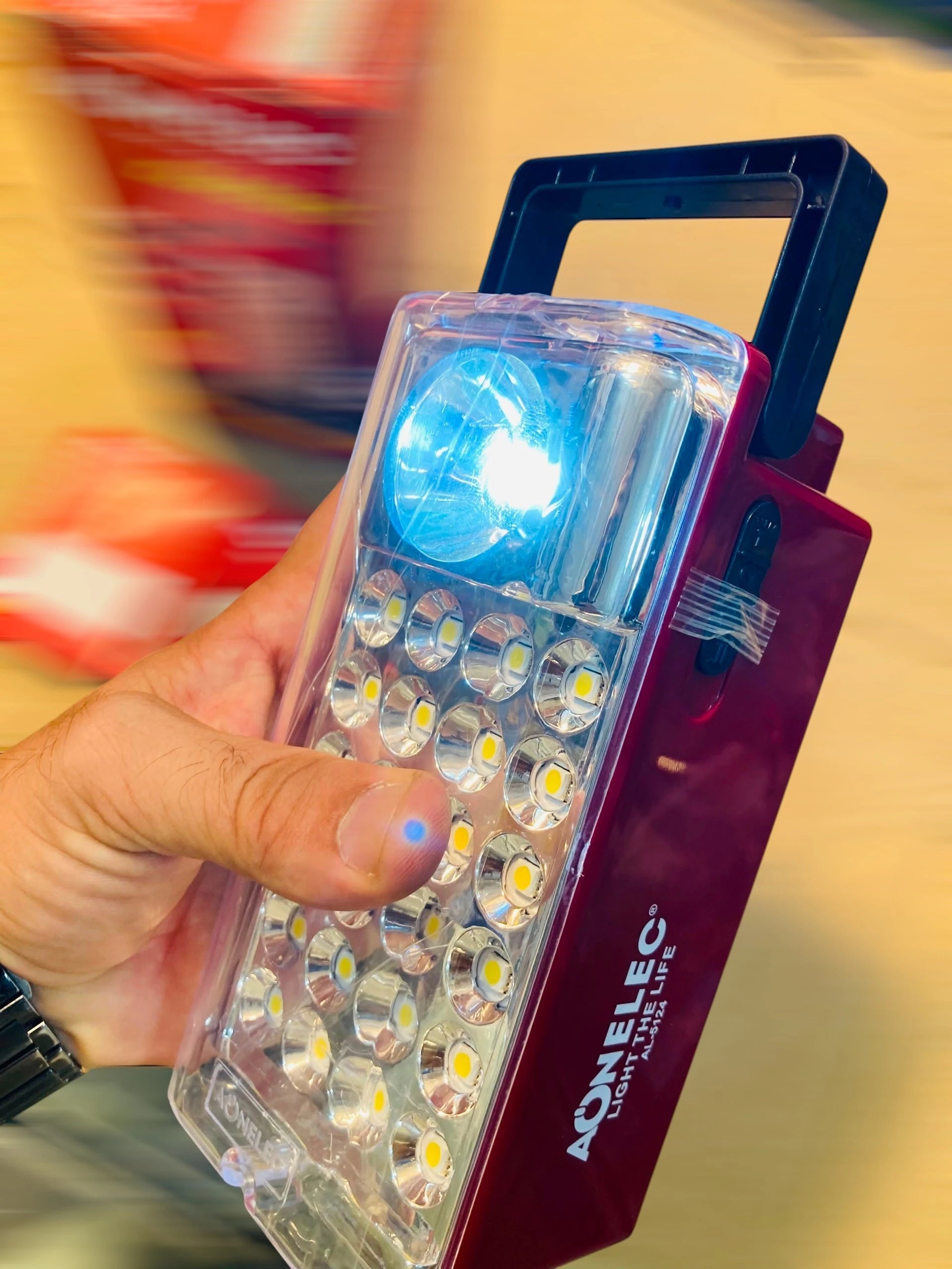 Aonelec Classic  Rechargeable Emergency Light with 1W Spotlight and 24 SMD LEDs AL-5124