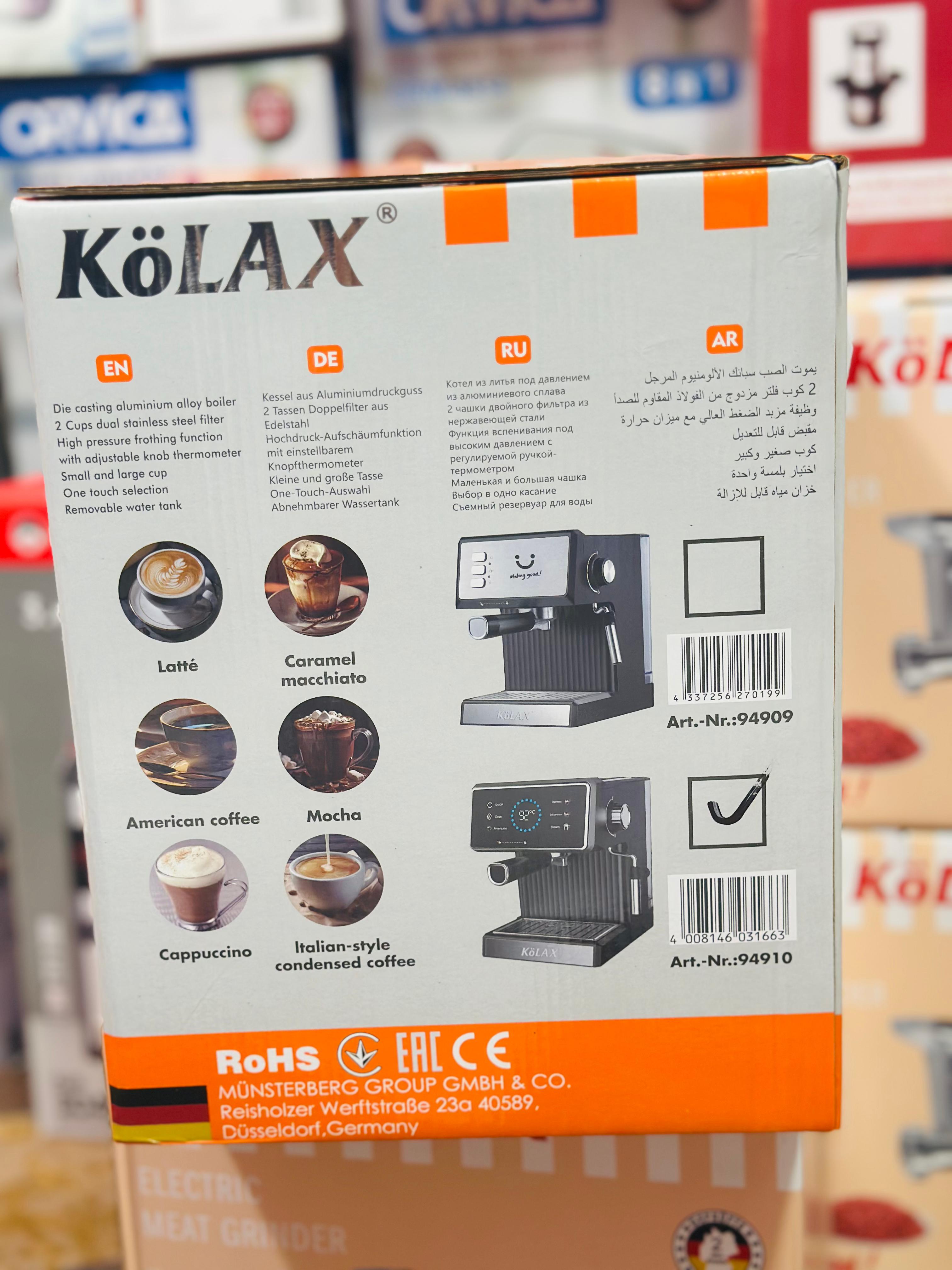 KoLAX Germany 1000W 6in1 Digital Coffee Espresso Machine 20 Bar - 94909